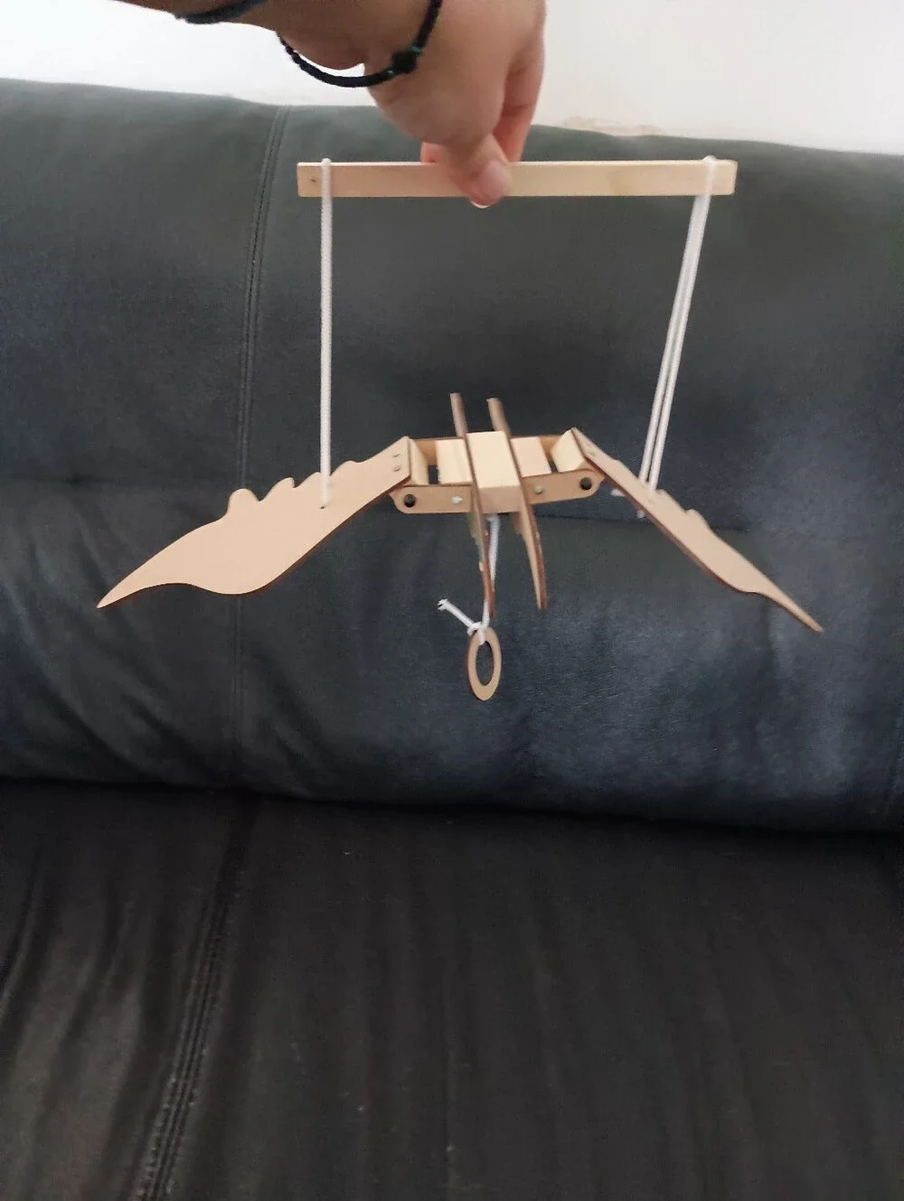 3/$10 🌟 Completed Home Depot Wooden Toucan Parrot Mobile Project Toy